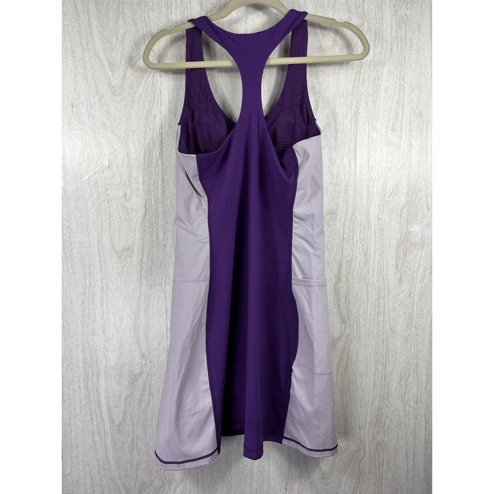 Sweaty Betty Workout Dress‎ Purple Racerback Tennis Athletic Active Women 8